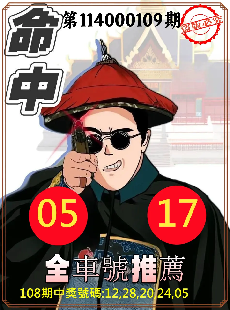 今彩539第114000109期今彩539全車2中2命中推薦