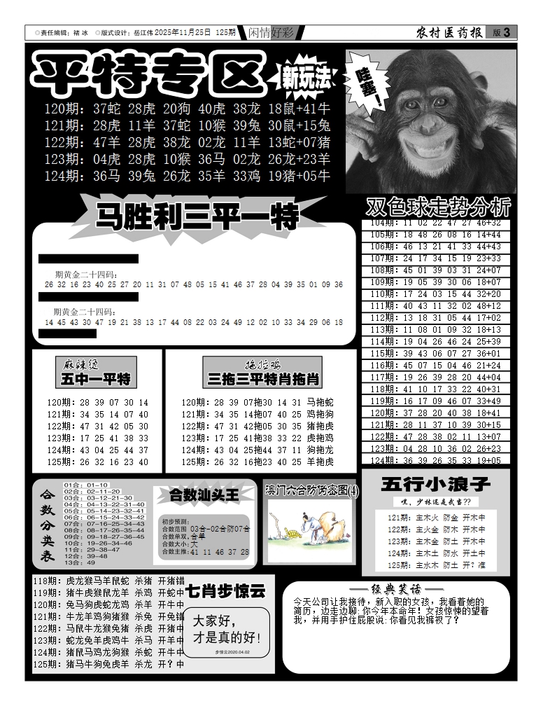 六合彩125期新粤彩(闲情好彩F)