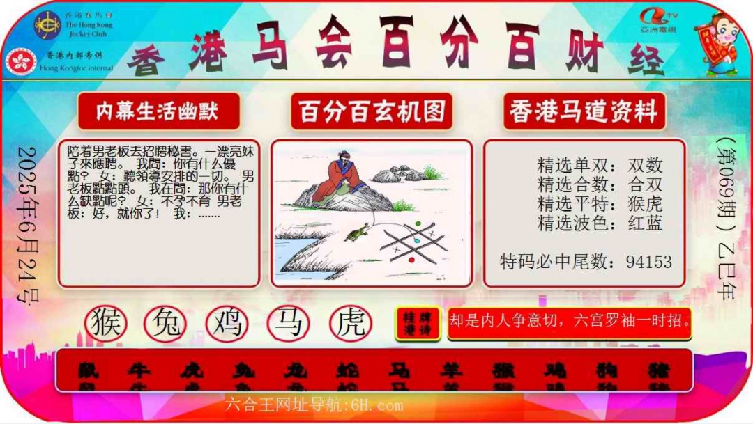 六合彩069期百分百财经